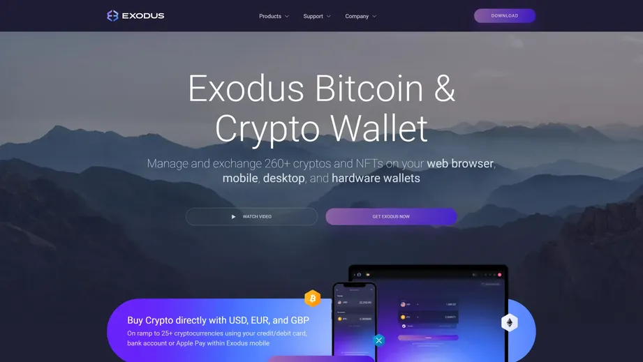 exodus crypto wallet