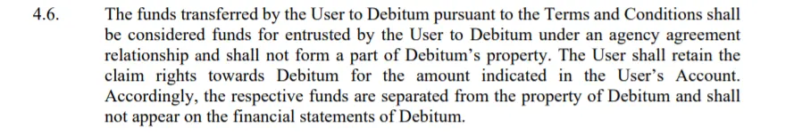 debitum network funds