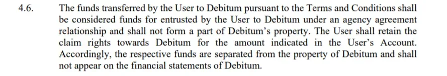 debitum network funds