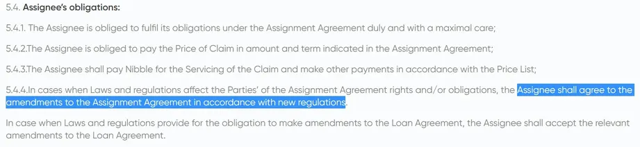 nibble amendments